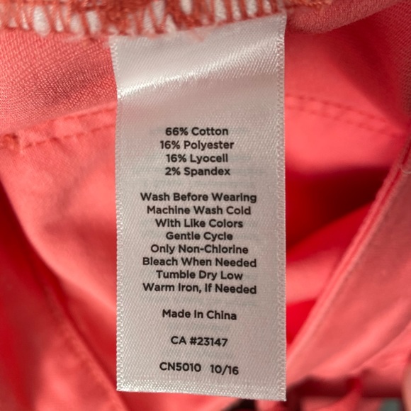 TALBOTS SLIM ANKLE JEANS | Size: 4 | Color: Terracotta - Picture 10 of 10